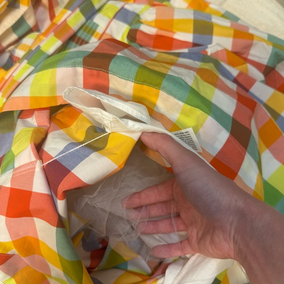 Christopher John Rogers Multi-Colored Midi Dress With Pockets Size 4 - Picture 8 of 12